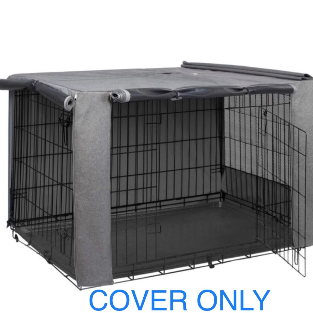 Dog Crate Cover (COVER ONLY) for 30 Inch Wire Pet Cage Gray NEW